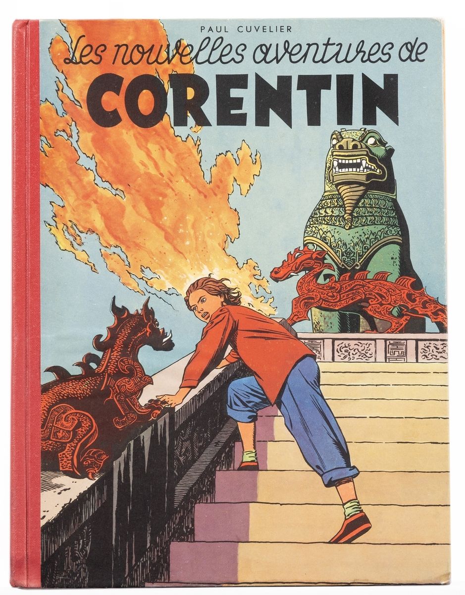 Corentin : Les Nouvelles aventures de Corentin, 1952年的原版。非常好/接近全新的状态 （扉页背面有印章）。