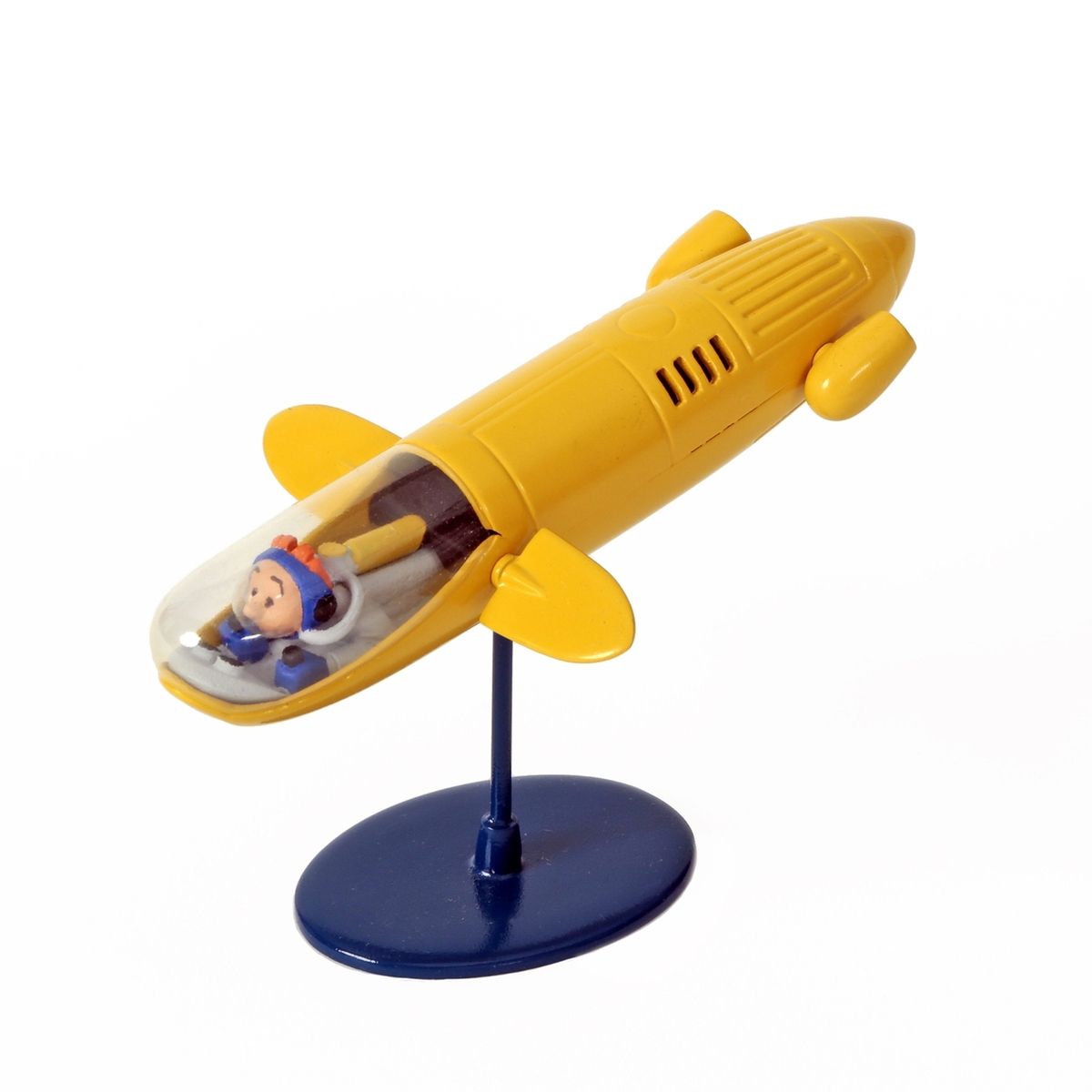Franquin : IDEM : Spirou, le sous-marin jaune, socle bleu, 1993, métal, 1/43e, 1&hellip;