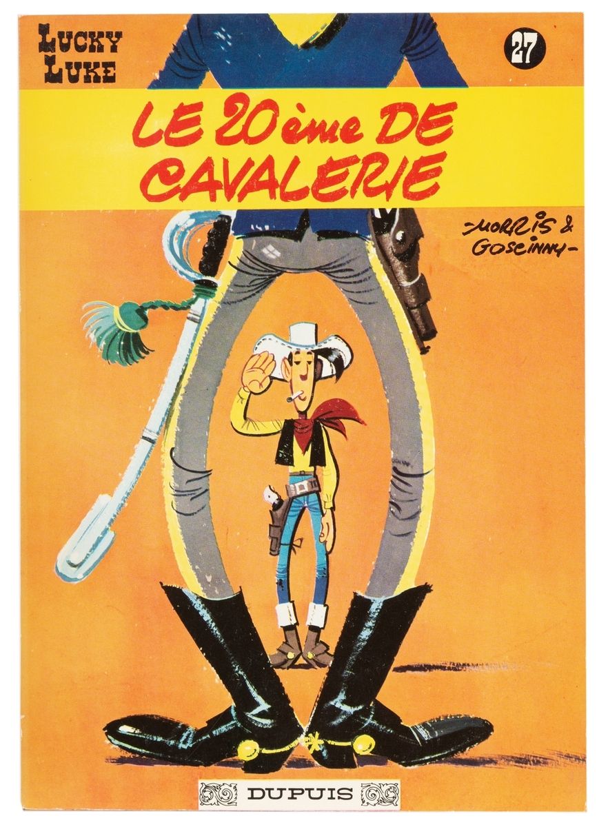 Lucky Luke : Le 20e de cavalerie, Originalausgabe von 1965. Nahe am Neuzustand.