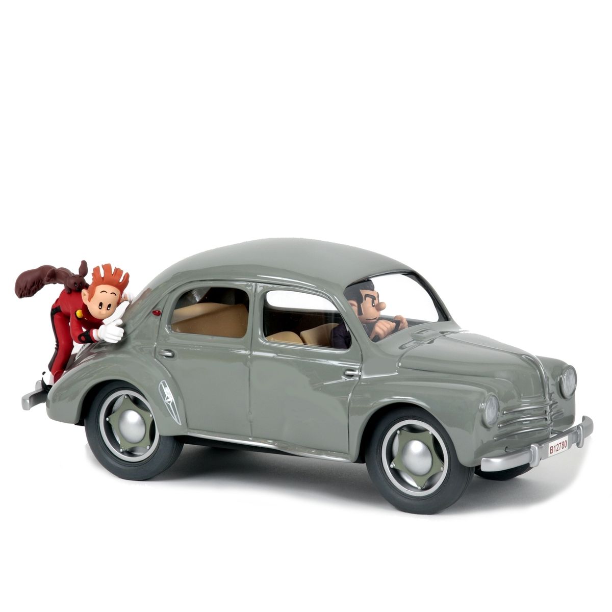 Franquin : AROUTCHEFF: Spirou & Spip on the Renault 4CV (D150), 1st French made &hellip;
