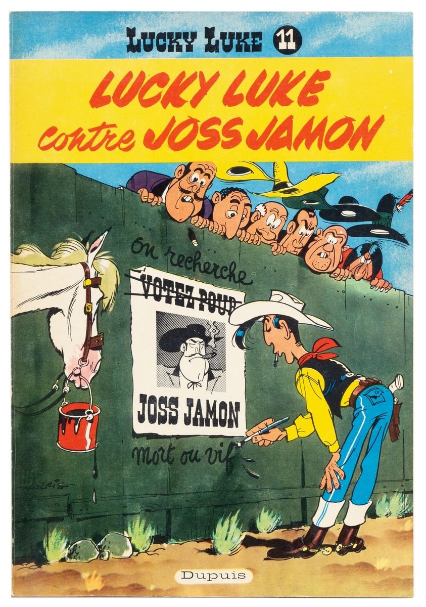 Lucky Luke : Lucky Luke contre Joss Jamon, édition originale française de 1958. &hellip;