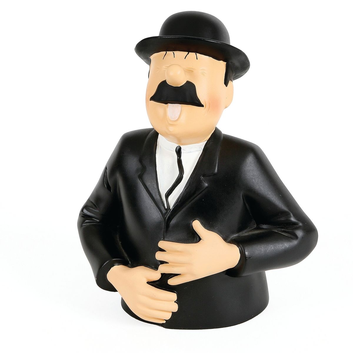 Hergé : LEBLON-DELIENNE : Tintin bust, Dupont hat (6), 1994, 885 copies, 14 cm.