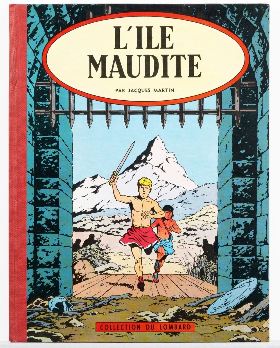 Alix : L'Ile maudite, édition originale belge de 1957 (avec point Tintin). Très &hellip;