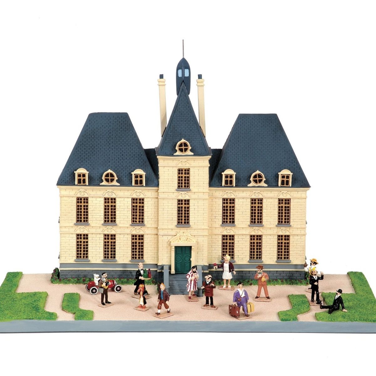 Hergé : MOULINSART PLUMB: Tintin mini series, 46208, the castle of Moulinsart an&hellip;