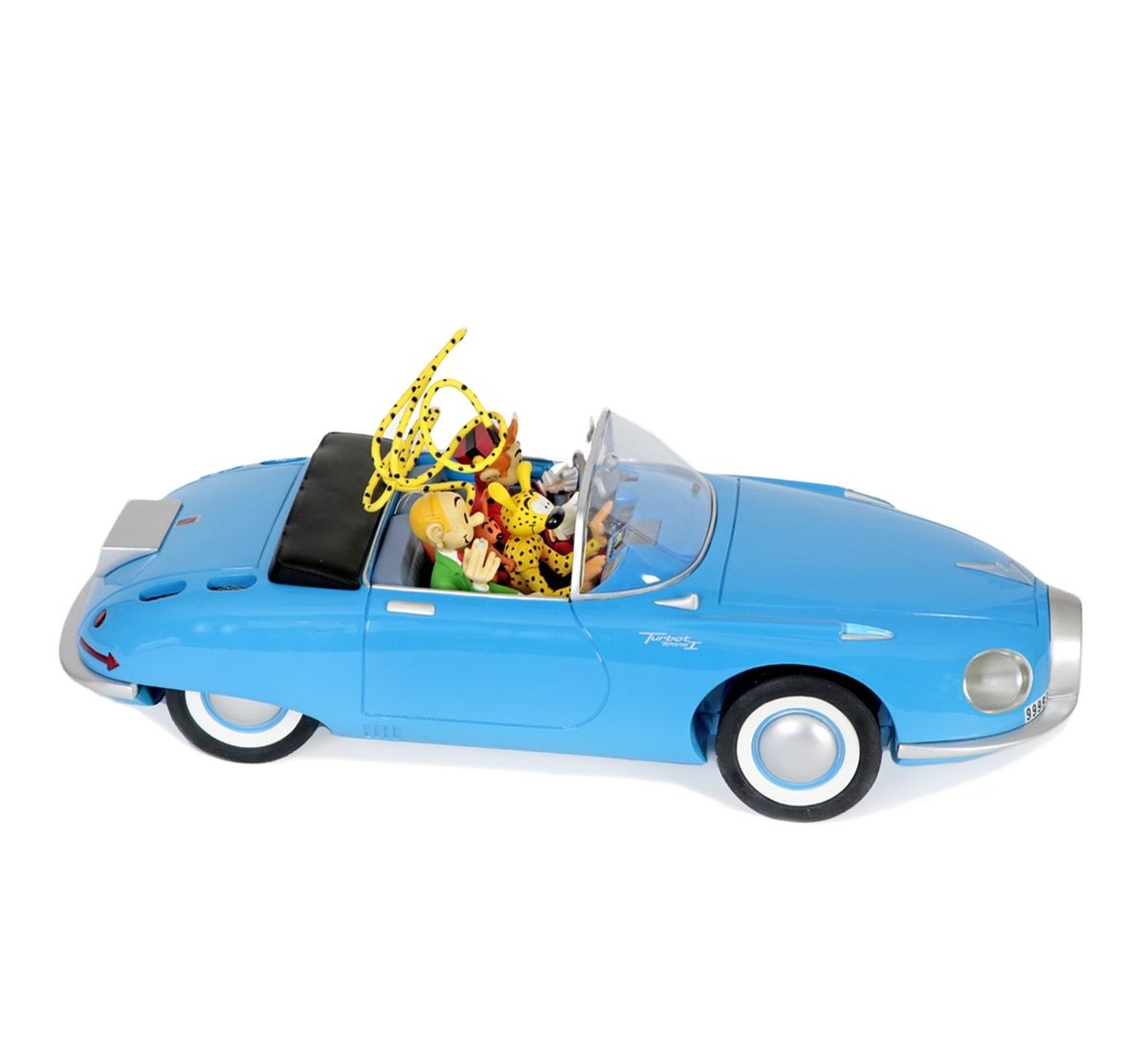 Franquin : FIGURAS Y TÚ: Spirou, garaje de Franquin, el Turbot-Rhino 1 azul 1952&hellip;