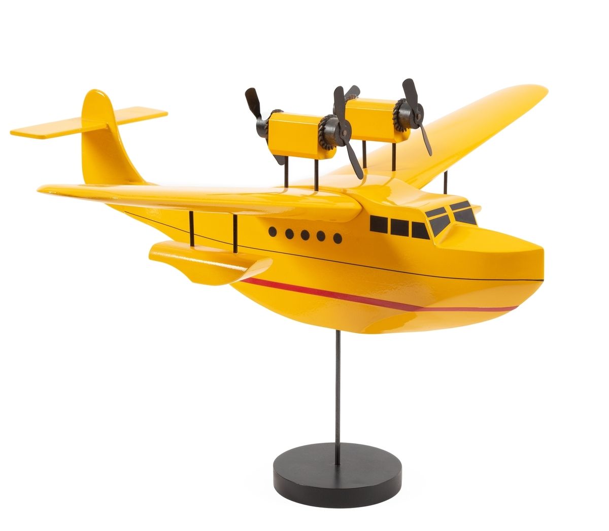 Hergé : AROUTCHEFF :丁丁，双引擎水上飞机LeO H 242-1（H02.09），第二版，奥托卡的权杖，1994年，60厘米，C标签。