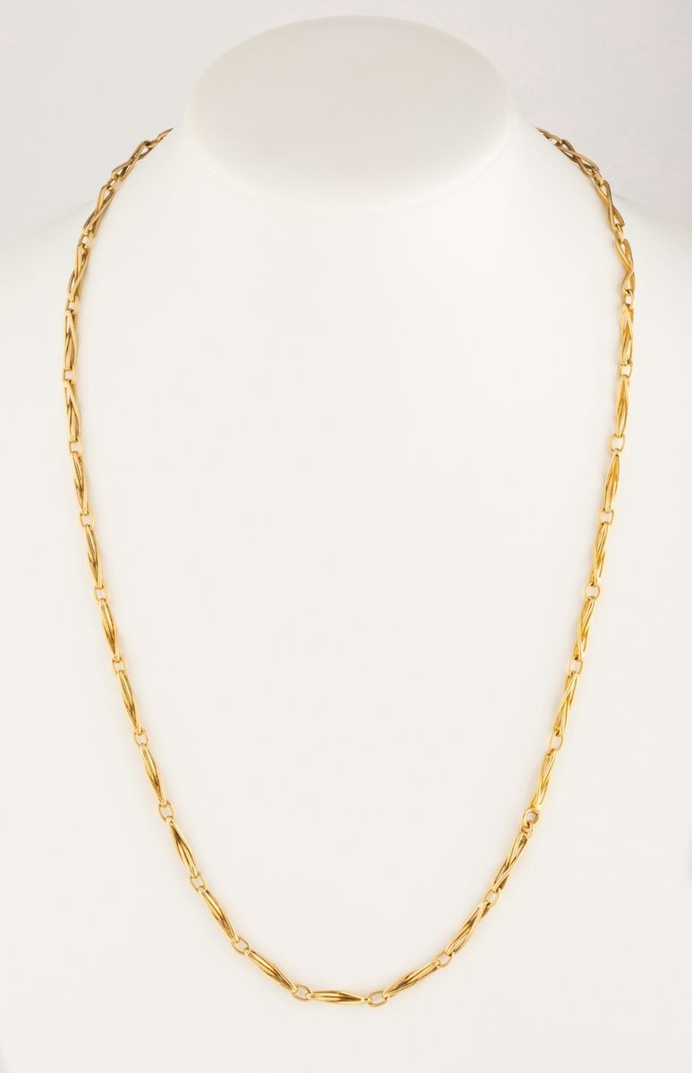 Null Cadena / collar de reloj de oro amarillo de 18 quilates (750 milésimas) sin&hellip;