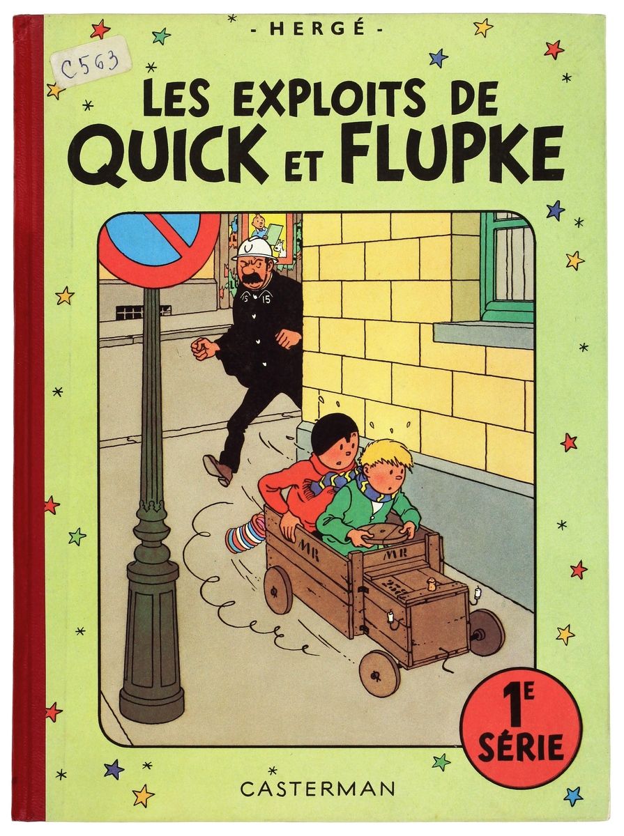 Quick et Flupke : 第一卷，1949年版（B3）。来自卡斯特曼档案馆的独特副本n°563。非常好/接近全新的状态。