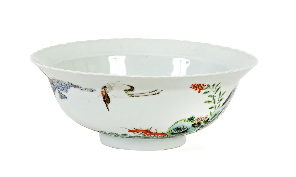Null Chine, Epoque Guangxu (1875-1908)
Bol en porcelaine à décor en émaux de la &hellip;