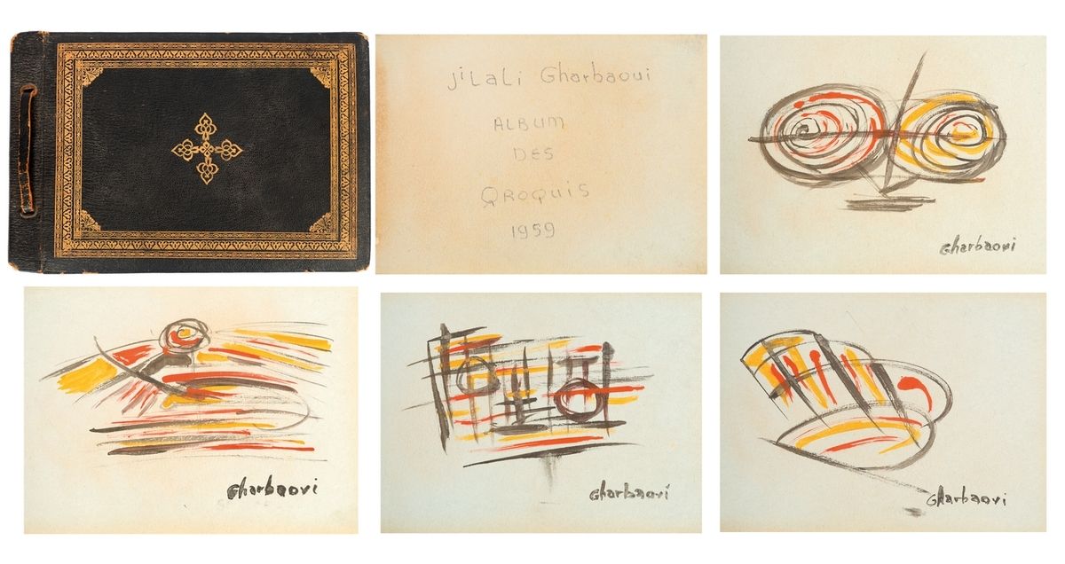 Null Jilali GHARBAOUI (1930-1971)
Carnet de dessins, 1959
Ensemble comprenant 19&hellip;