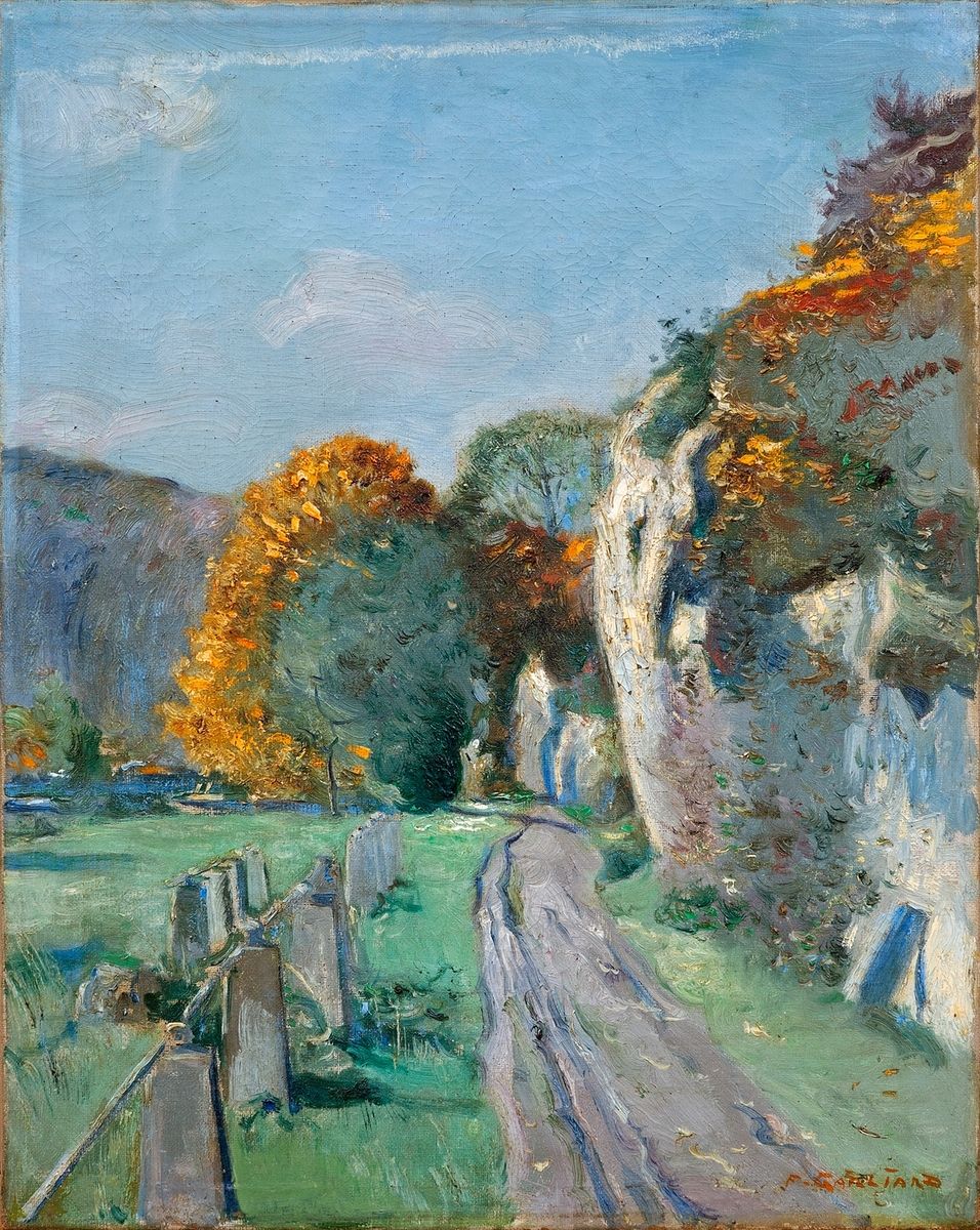 Null Frans GAILLIARD (1861-1932)
Sentier dans un paysage
Huile sur toile
Signé e&hellip;