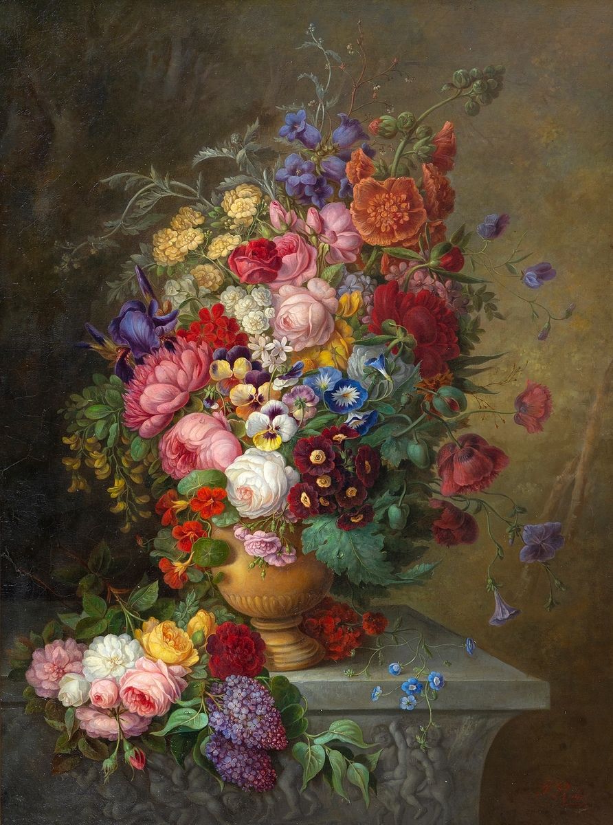 Null Jean ROBIE (1821-1910)
Les fleurs
Huile sur toile
Signé en bas à droite: "J&hellip;