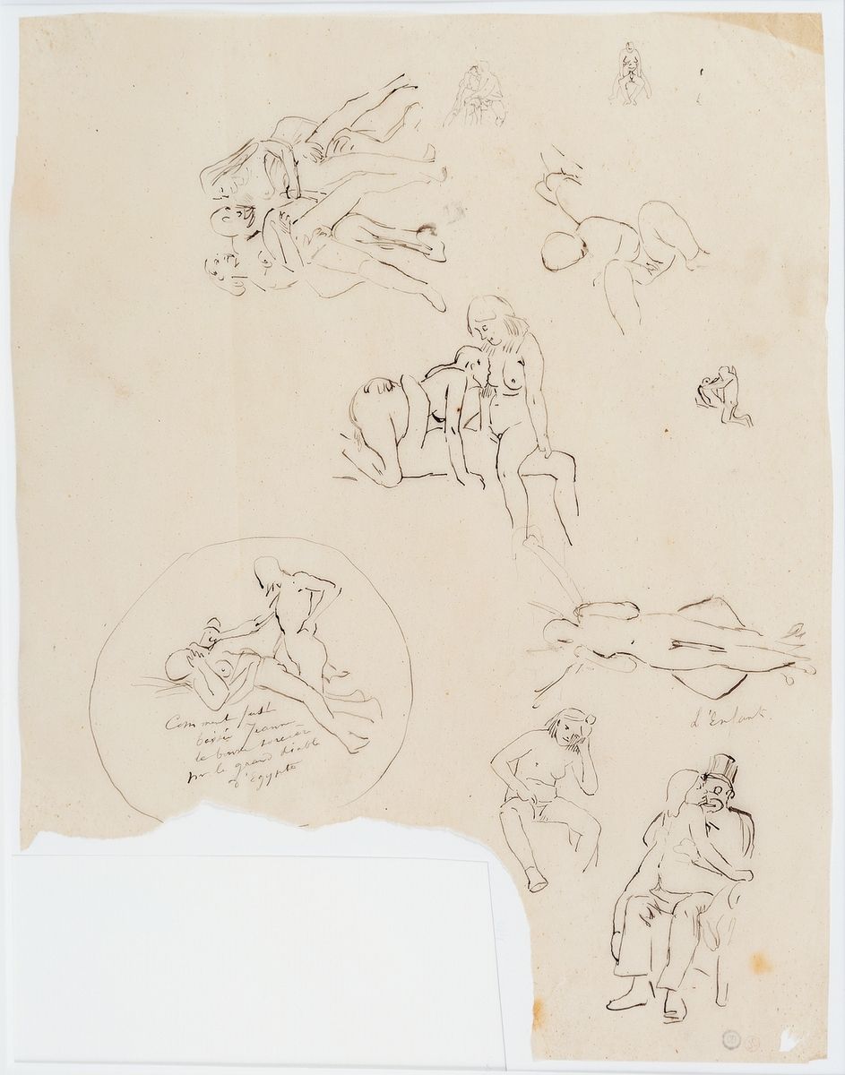 Null Félicien ROPS (1833-1898)
Étude de poses érotiques
Encre sur papier
Porte d&hellip;