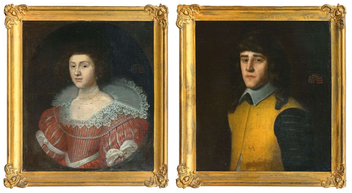 Null École du XVIIe siècle
Paire de portraits aux armoiries
Huile sur toile
Chac&hellip;