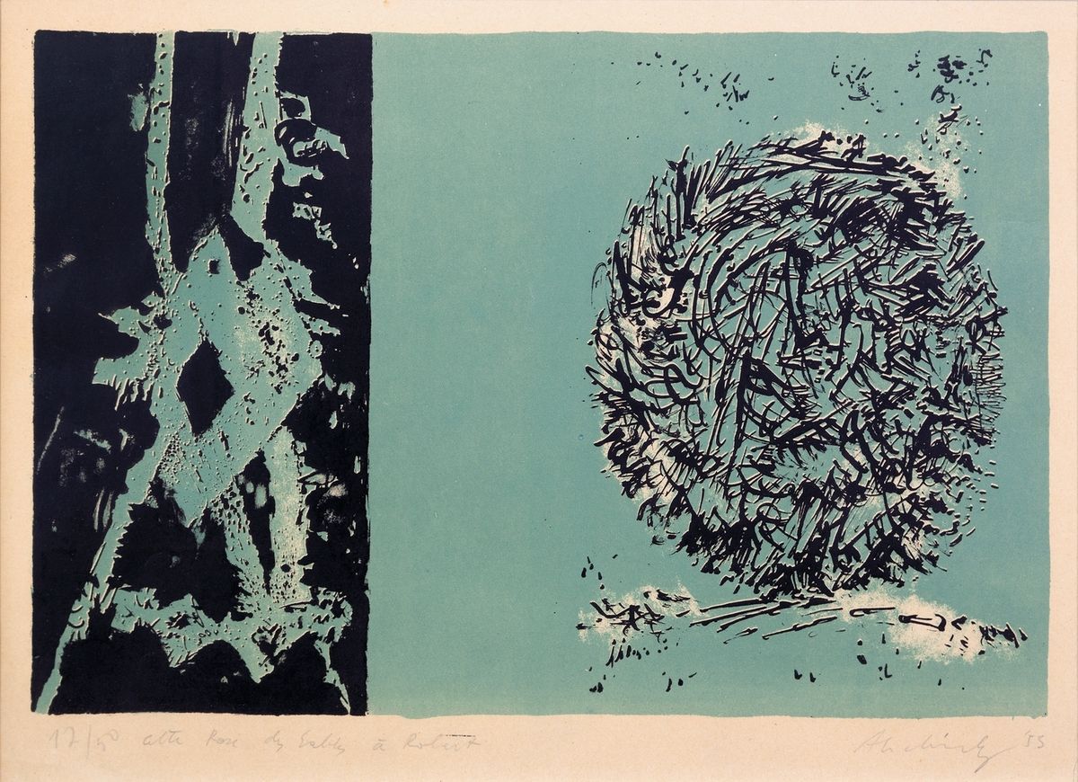 Null Pierre ALECHINSKY (1927)
Sans titre, 1953
Lithographie en couleurs
Signé, d&hellip;