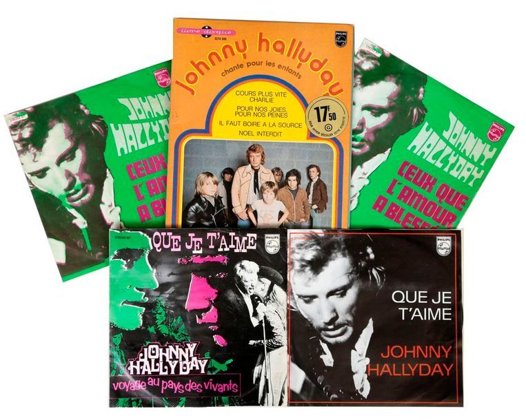 Johnny HALLYDAY Que je t'aime, pressage belge, ref BF 370 599, NM
Que je t'aime,&hellip;