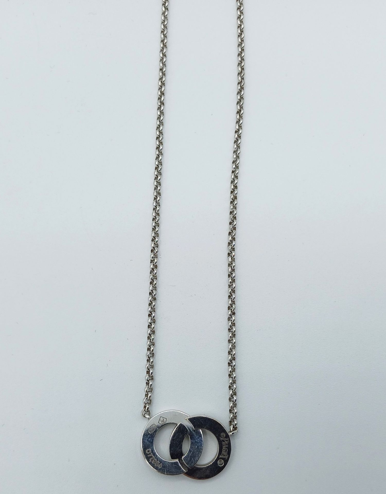 Null PIAGET - Collier Possession en or gris 18k serti d'un petit diamant - signé&hellip;