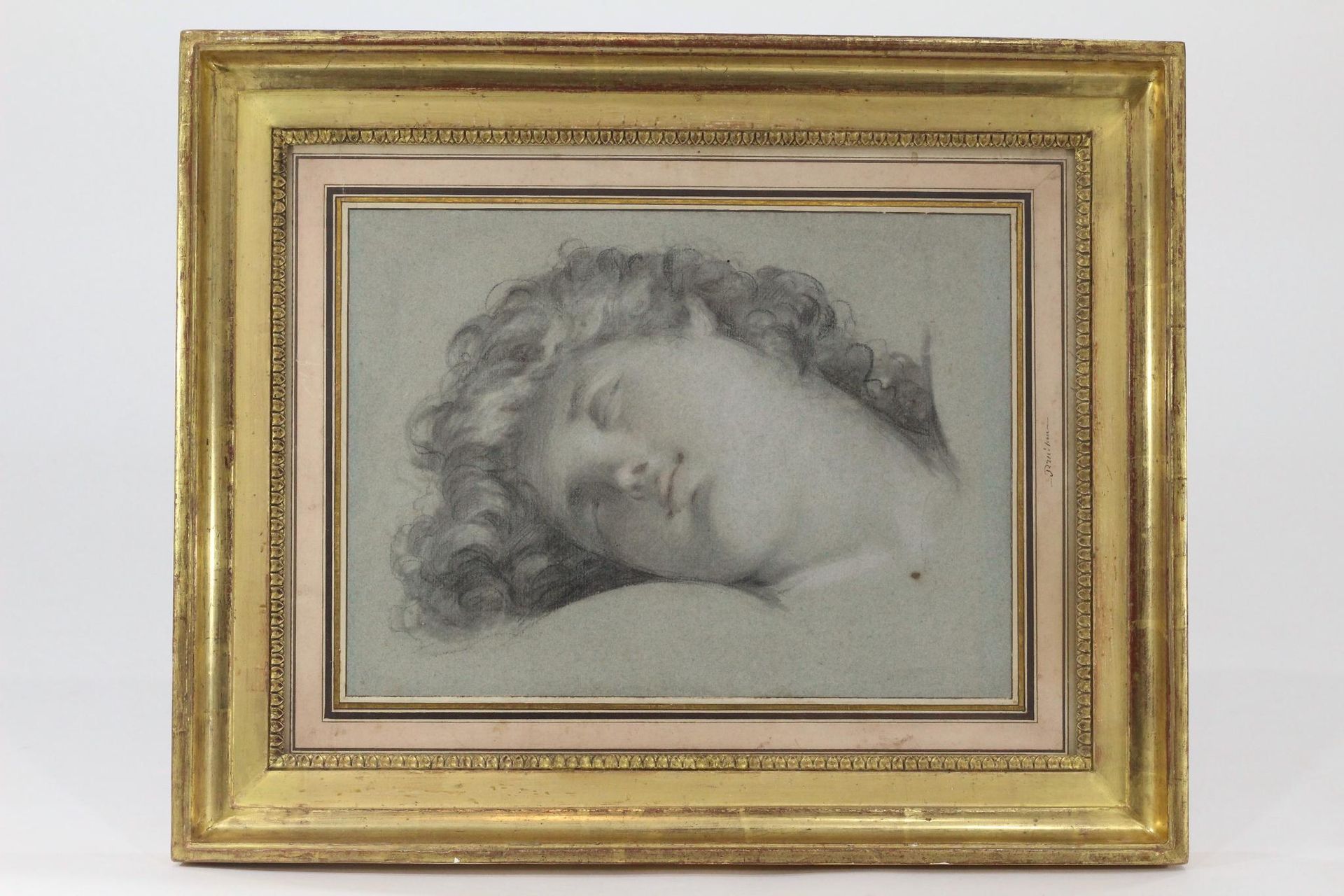 Null 皮埃尔-纳西斯-居里安（1774 年 3 月 13 日于巴黎，1833 年于罗马）
莫斐斯或塞法洛斯的面部研究
约创作于 1810 年
灰色平纹纸上的&hellip;