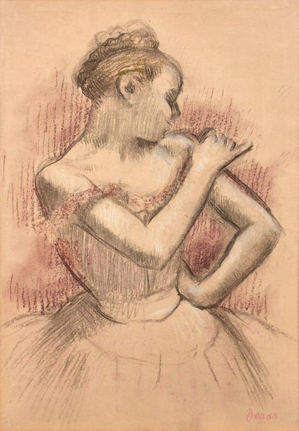 Edgar DEGAS (1834-1917) 
Danseuse, vers 1896-1899
Pastel, signé en bas à droite.&hellip;