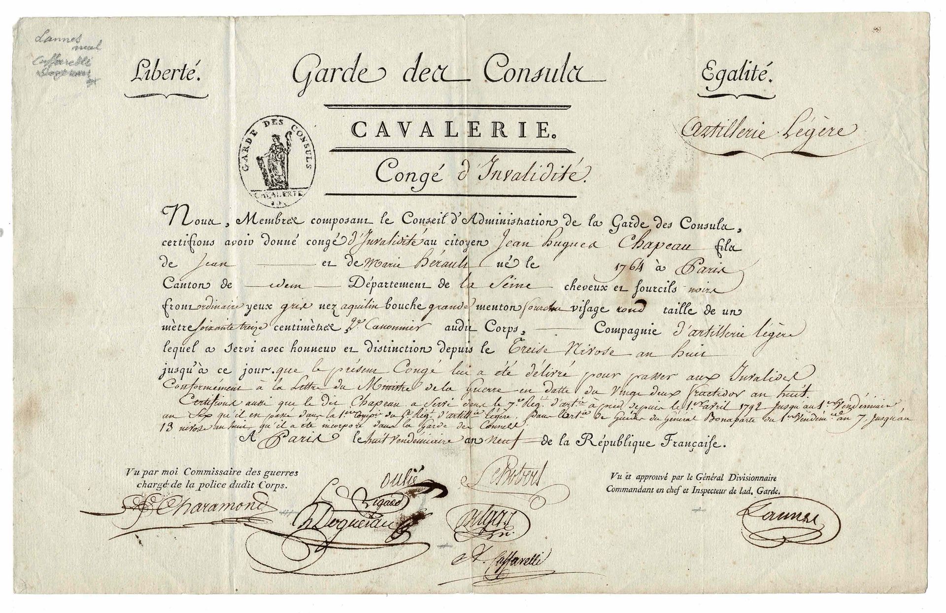 HISTORY - LANNES Jean (1769 - 1809) - Document signed L'un des maréchaux les plu&hellip;
