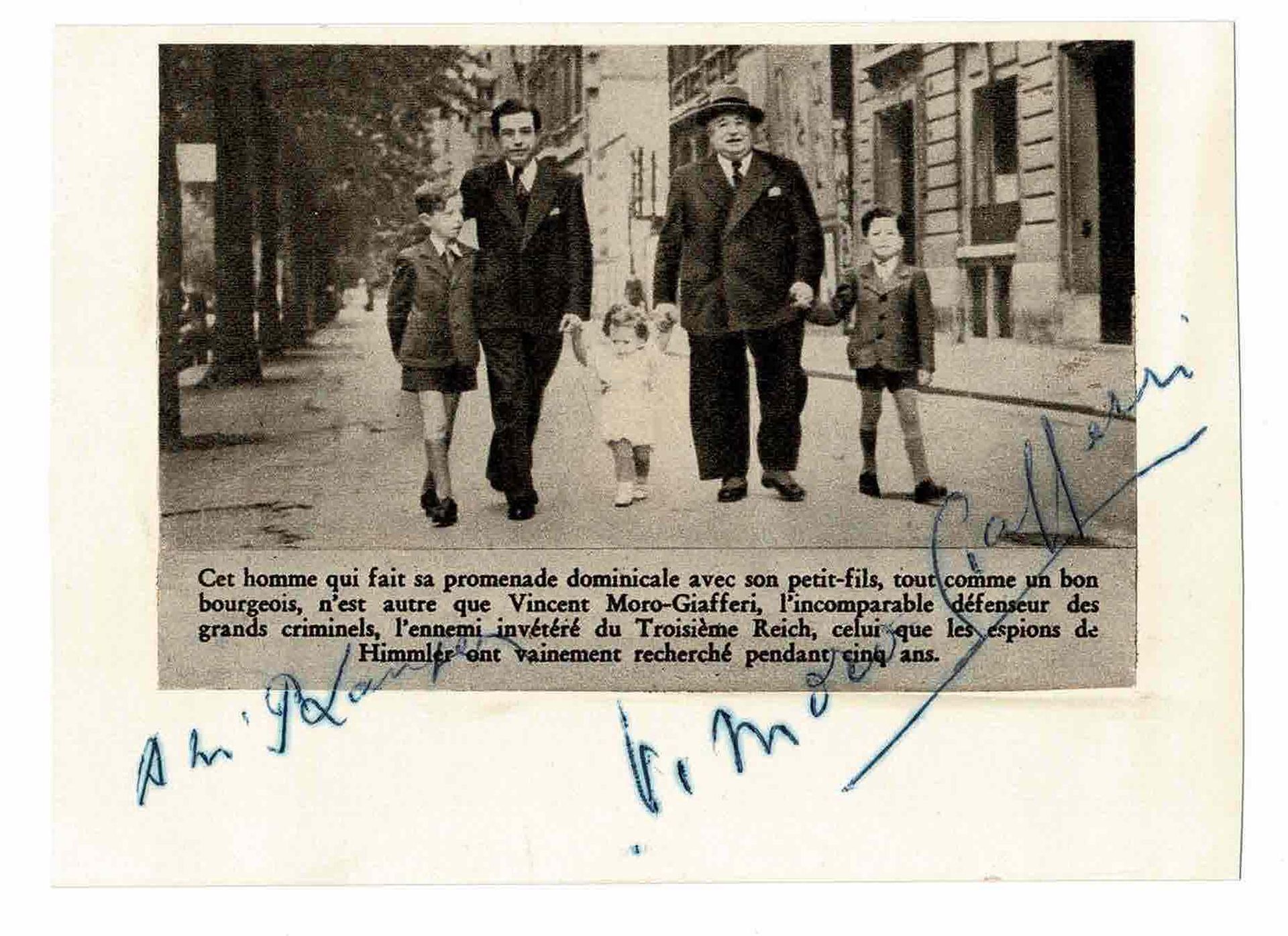 HISTORY - MORO-GIAFFERI Xavier Etienne dit Vincent de (1878 - 1956) - Signed pri&hellip;