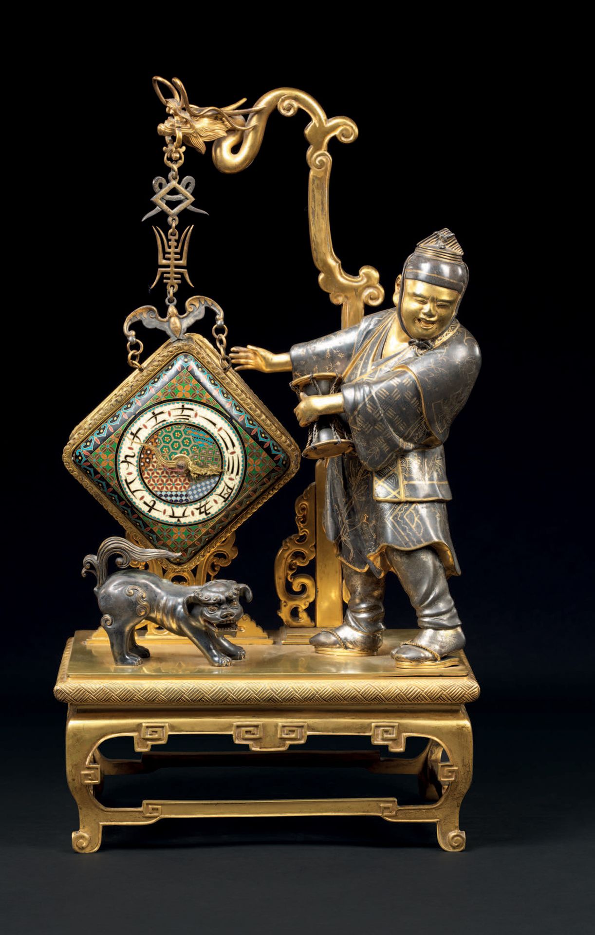 Attribué à ÉDOUARD LIÈVRE (Blâmont, 1828 - Paris, 1886) 


SINO-JAPANESE CLOCK P&hellip;