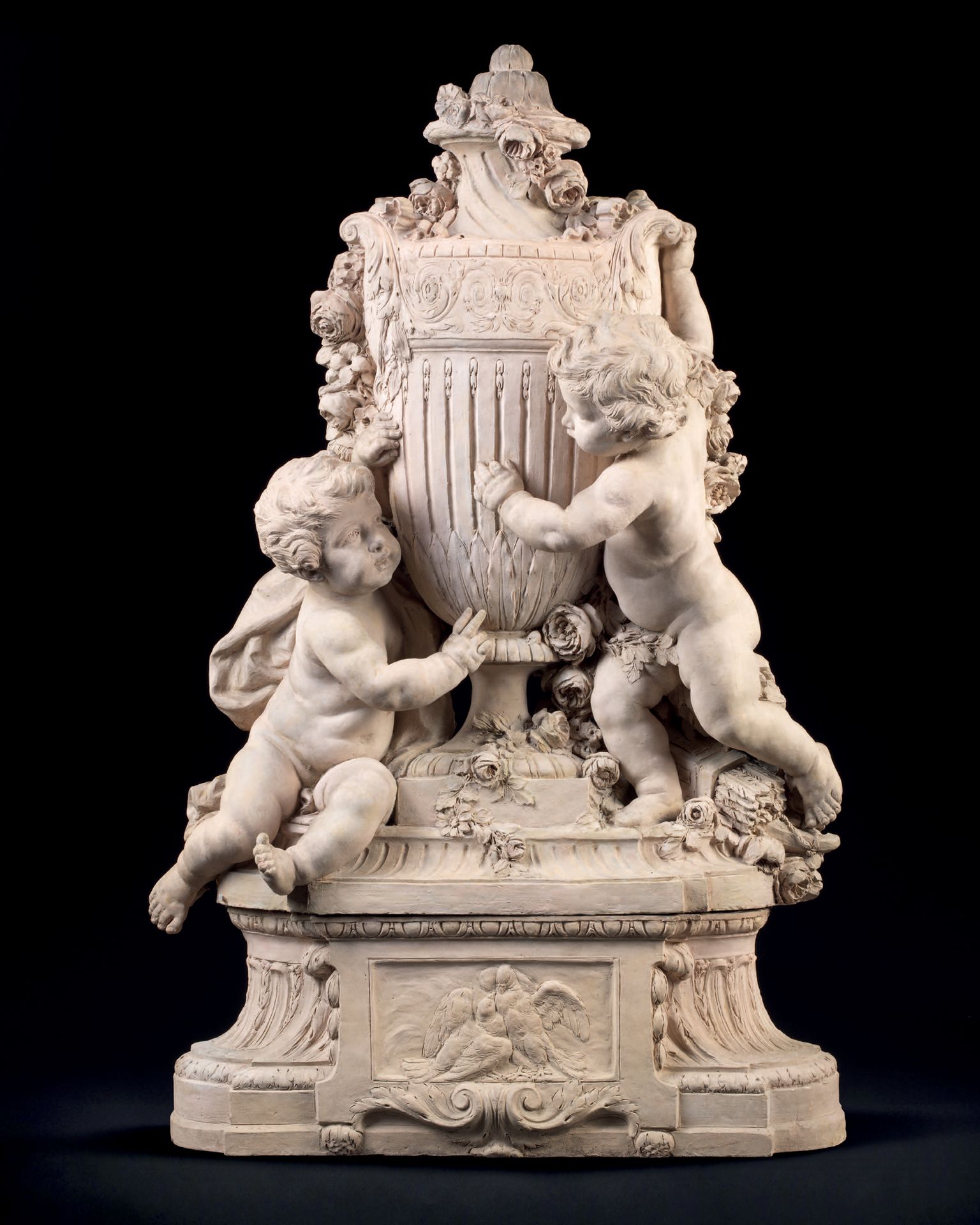 Null 
MODELLO DE VASE AUX AMOURS Francia, fine XVIII secolo

Terracotta in due p&hellip;