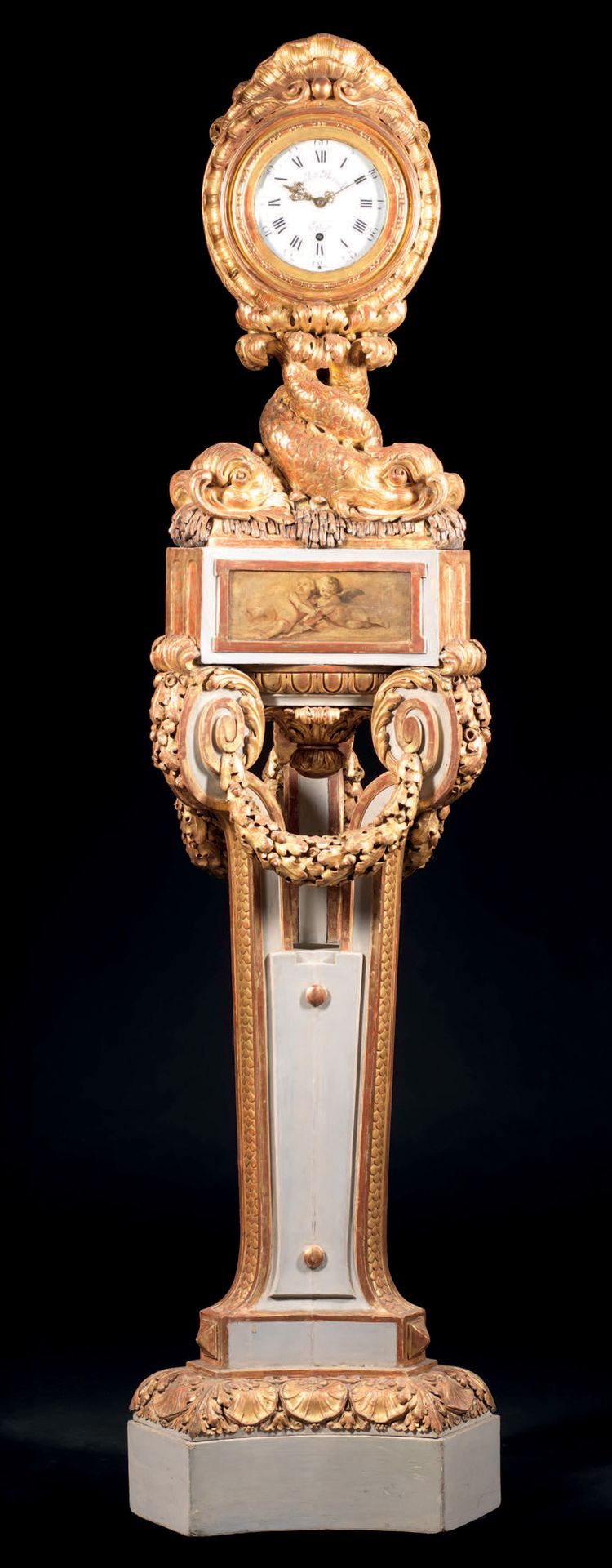 D'après JEAN-CHARLES DELAFOSSE (Paris, 1734 - 1791) 


PARQUET CLOCK WITH DAUPHI&hellip;
