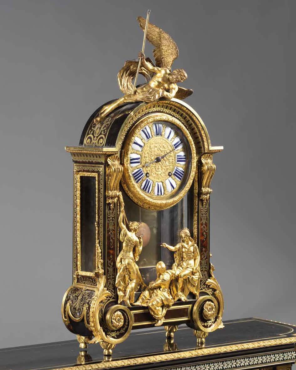ANDRÉ-CHARLES BOULLE (Paris, 1642-1732) ET NICOLAS HANET (maître horloger à Pari&hellip;
