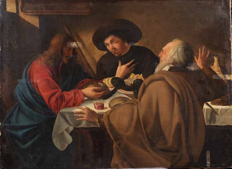 ECOLE FLAMANDE THE CESS IN EMMAUS 17th century
Original canvas
Without frame
Old&hellip;