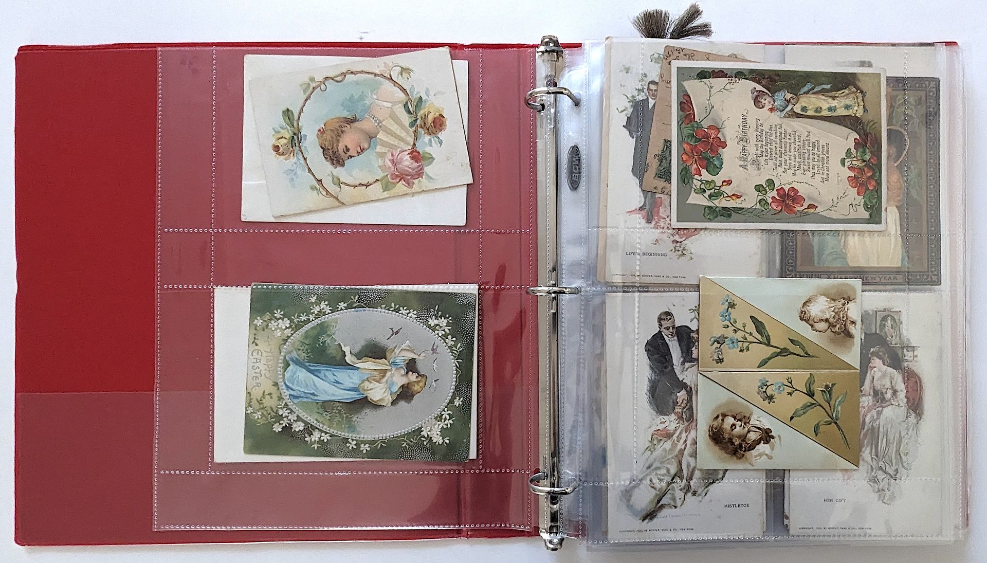 Folder With Many 1900/1930 Art Nouveau Ephemera Provenance from a Belgium collec&hellip;