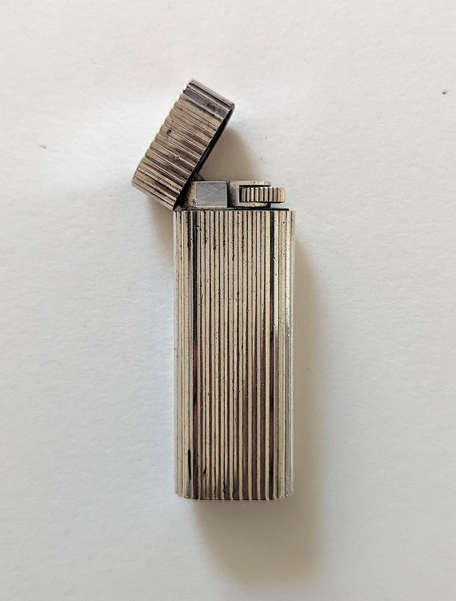 Vintage Antique CARTIER Stainless Steel Lighter Provenance from the estate of a &hellip;
