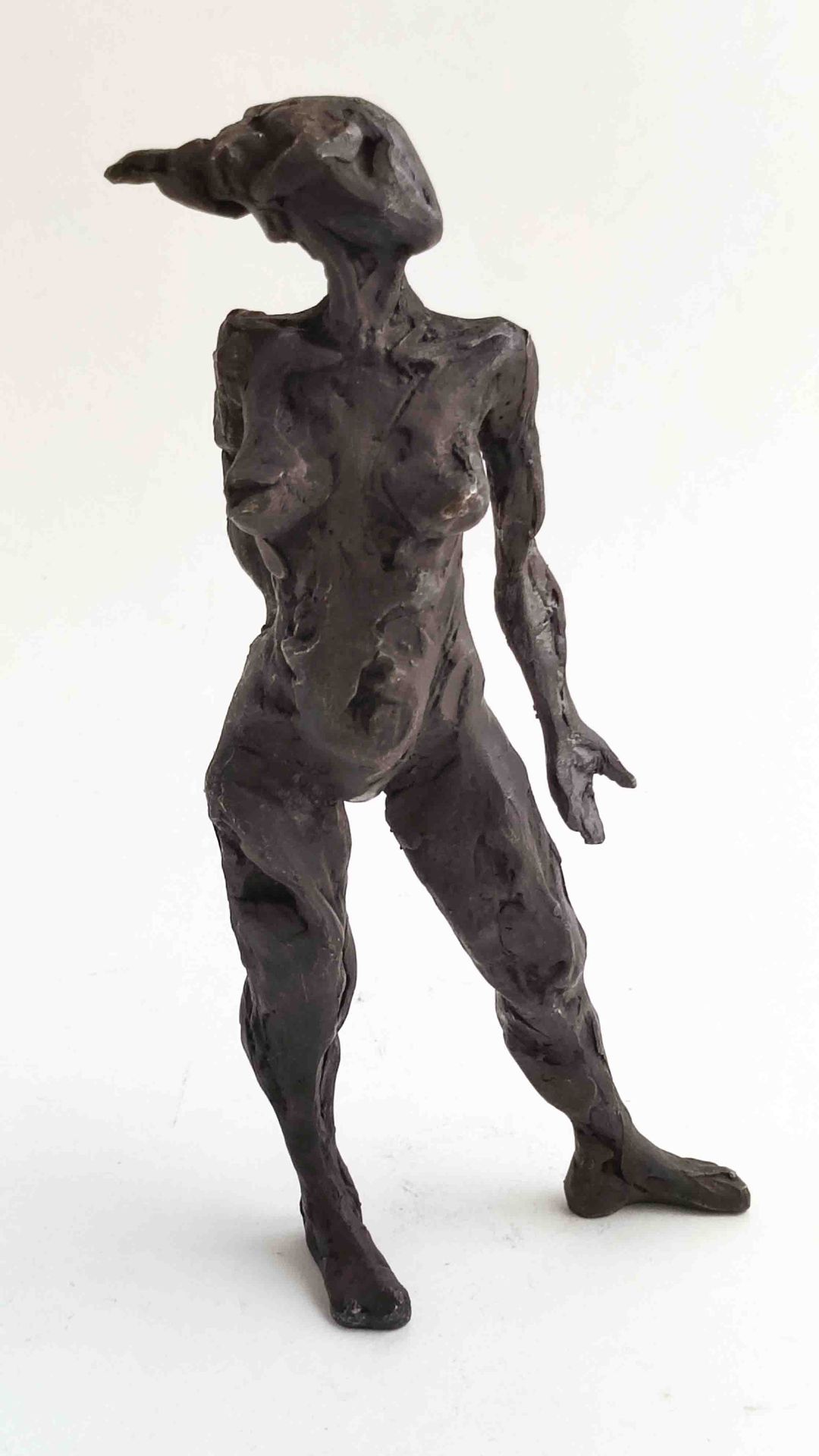 Null Natasja Bennink figurine en bronze no. 5 sur 8, sign. & num. Au pied droit,&hellip;