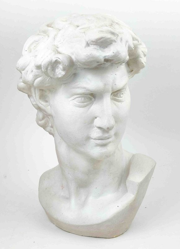 Null Buste en plâtre motif David hauteur env. 39cm

Interne Nr. A0171400000