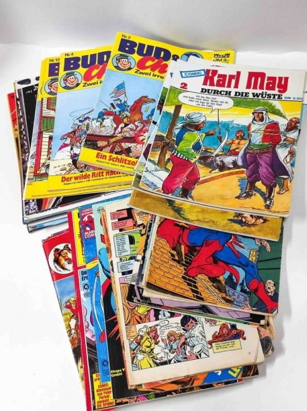 Null Lot XL de magazines et de bandes dessinées, entre autres Donald Duck, Fix &&hellip;