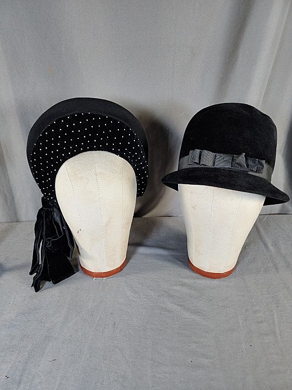 Null 2 chapeaux vintage pour dames - Halo et Cloche
2 chapeaux vintage pour dame&hellip;