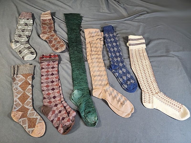 Null 8 Paires de chaussettes longues vintage des années 1920 pour hommes
8 paire&hellip;