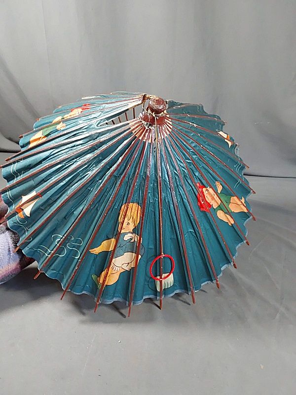 Null Ancienne ombrelle en papier pour enfants c1920
Ancienne ombrelle en papier &hellip;