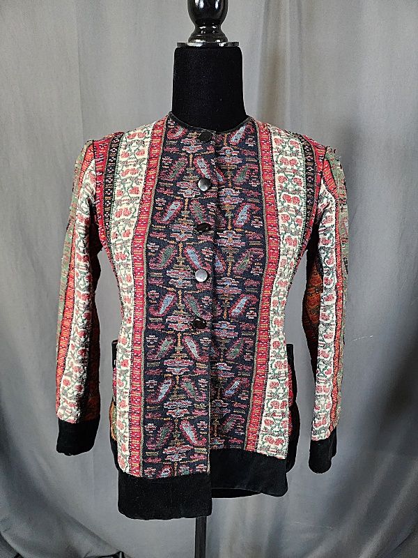 Null Antica giacca di lana Paisley da donna del 1880 ca.
Antica giacca da donna &hellip;