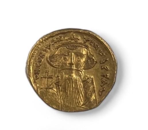 Null CONSTANT II (641-668). Solidus. Constantinople. Son buste de f. Avec la bar&hellip;