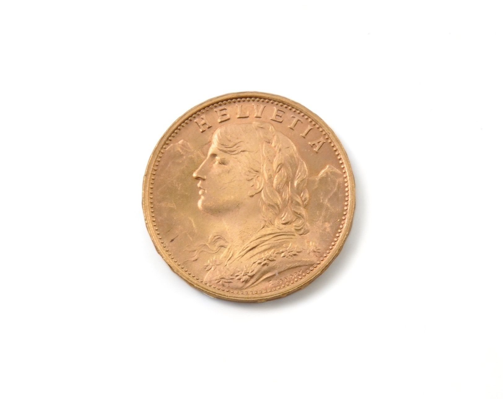 Null 20 franchi svizzeri oro 1949
Peso: 6,4 g

Premio ridotto per questo lotto: &hellip;
