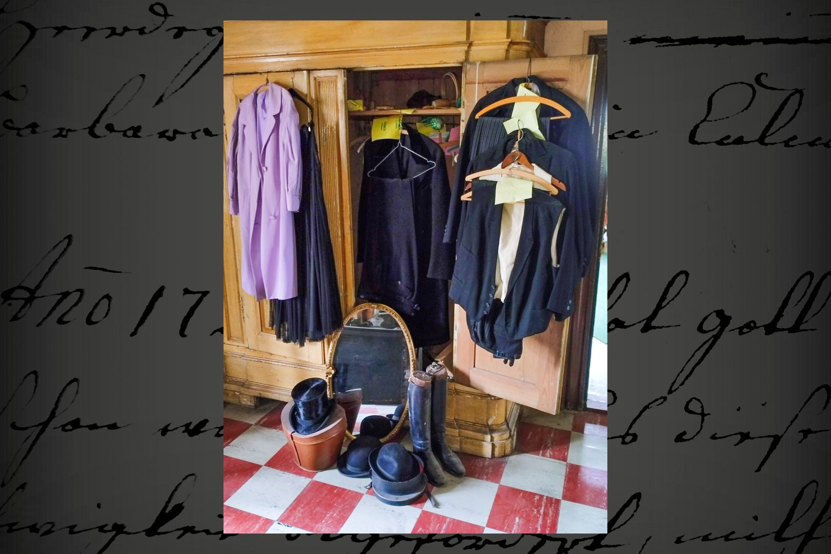 Null Conv. De vêtements vers 1900, divers. Manteaux, pantalons, Stresemann, pair&hellip;