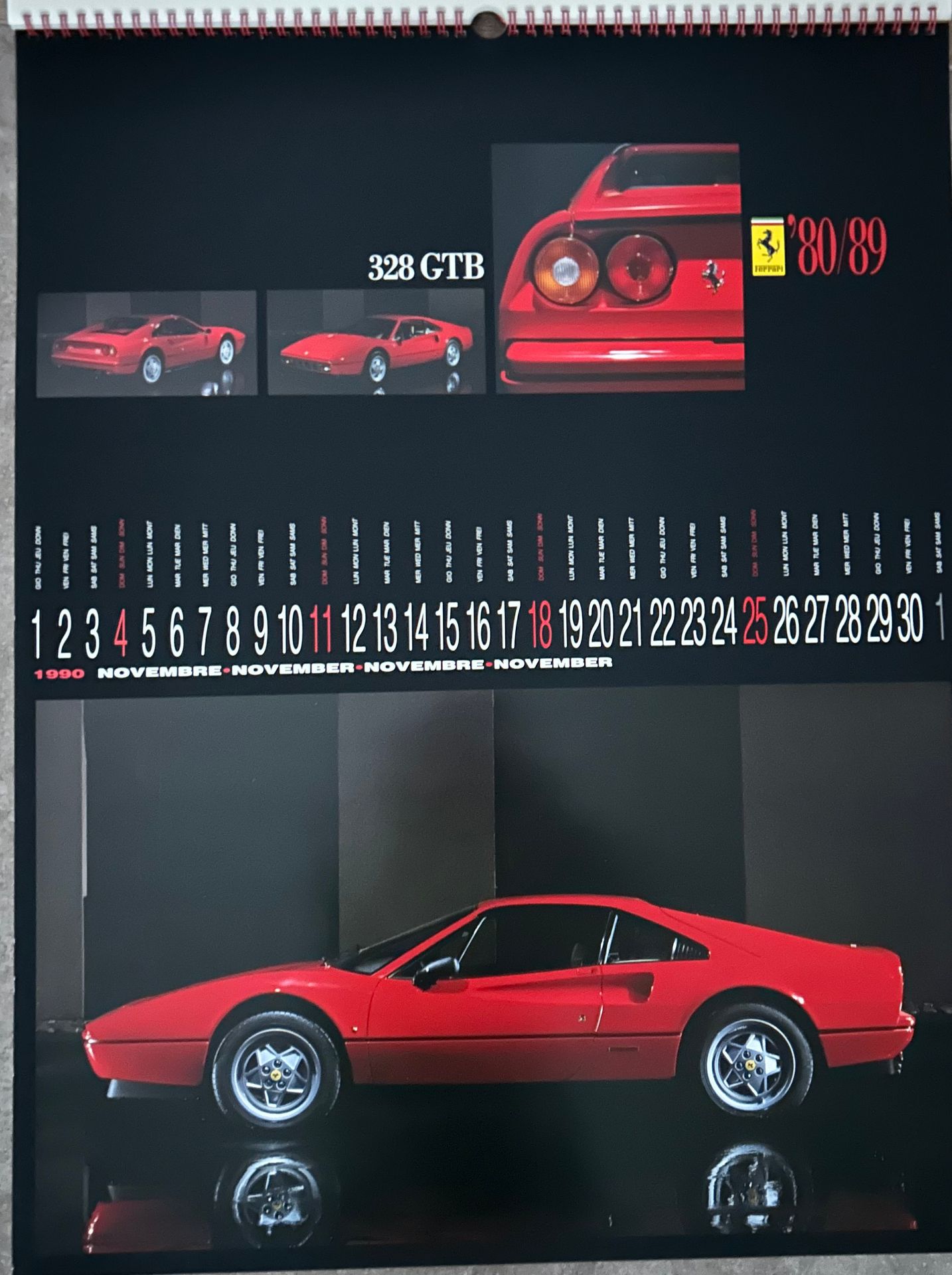 FERRARI FERRARI
Kalender "L'idéa Ferrari 1990", limitierte Auflage, nummeriert N&hellip;