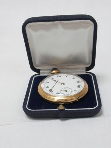 Null Gold pocket watch. (2nd gold cover also, missing ring, metal winding mechan&hellip;