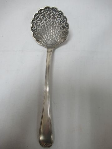 Null Cucchiaio da minestra in argento vecchia Parigi, 78 gr. 21 cm.