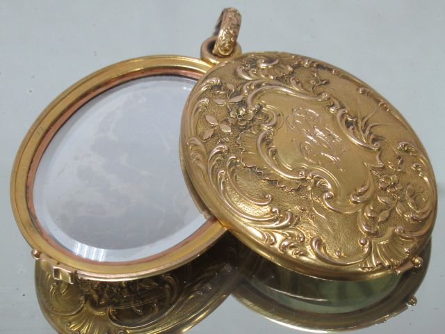 Null Ciondolo/specchio in oro giallo 18 carati. Altezza: 7 cm (senza chiusura) P&hellip;