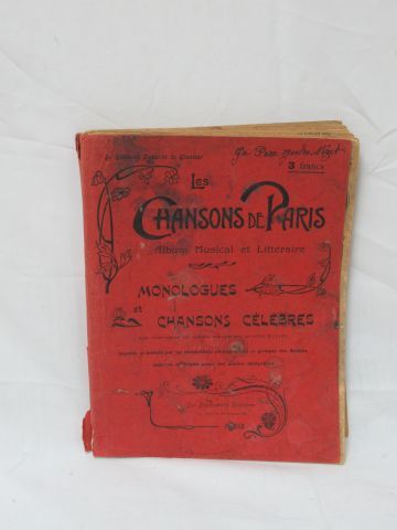 Null Folleto "Les Chansons de Paris" 1903