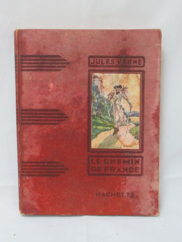 Null Jules VERNE "Le Chemin de France" illustrato da Touchet. Librairie Hachette&hellip;