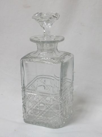 Null Cut crystal wisky decanter. Scottish work. Height: 24 cm (small chip inside&hellip;