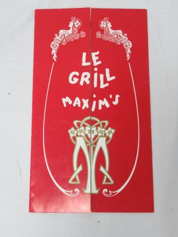 Null 餐厅 "Chez Maxim's "的菜单